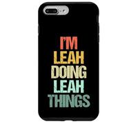Soy Leah haciendo cosas de Leah - Divertidísimo nombre de Leah Carcasa para iPhone 7 Plus/8 Plus