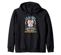 Soy Libra Octubre 14 Puedo ser lo Mejor de tu Vida Sudadera con Capucha