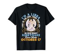 Soy Libra Octubre 17 Puedo ser lo Mejor de tu Vida Camiseta