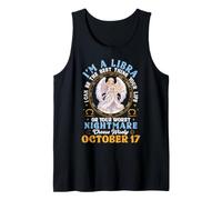 Soy Libra Octubre 17 Puedo ser lo Mejor de tu Vida Camiseta sin Mangas