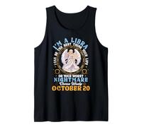 Soy Libra Octubre 20 Puedo ser lo Mejor de tu Vida Camiseta sin Mangas