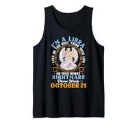 Soy Libra Octubre 21 Puedo ser lo Mejor de tu Vida Camiseta sin Mangas