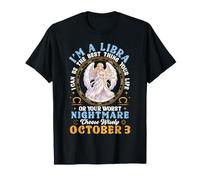 Soy Libra Octubre 3 Puedo ser lo Mejor de tu Vida Camiseta
