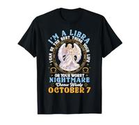 Soy Libra Octubre 7 Puedo ser lo Mejor de tu Vida Camiseta