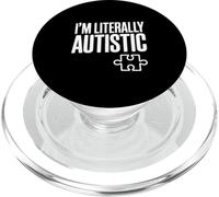 Soy Literalmente Autista Humor de Conciencia Divertido PopSockets PopGrip para MagSafe