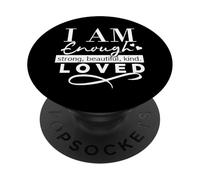 Soy lo Suficientemente Fuerte Hermosa Amada ser Amable PopSockets PopGrip Adhesivo