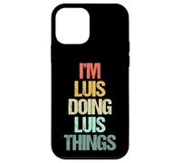 Soy Luis Haciendo Luis Cosas - Divertido Dicho Genial Nombre Luis Carcasa para iPhone 12 mini