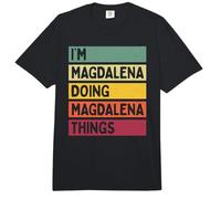 Soy Magdalena Haciendo Magdalena Cosas Divertidas Personalizadas Comfort Colors Adult Heavyweight T-Shirt