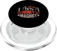 Soy Magnet to Money Entrepreneur Hustle Hustler CEO Gift PopSockets PopGrip para MagSafe