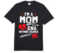 Soy mamá, Enfermera y CNA: Nada me Asusta - Nurse's Mother Comfort Colors Adult Heavyweight T-Shirt