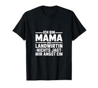 Soy Mamá Y Agricultora Nada Me Asusta Camiseta