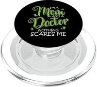 Soy mamá y Doctor Nada me Asusta Doctor PopSockets PopGrip para MagSafe