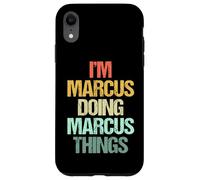Soy Marcus haciendo cosas de Marcus - Divertidísimo nombre Marcus Carcasa para iPhone XR