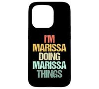 Soy Marissa haciendo cosas de Marissa - Divertidísimo con el nombre de Marissa Carcasa para iPhone 15 Pro
