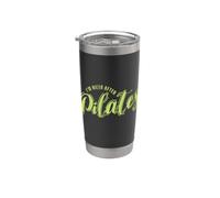 Soy más agradable después de Pilates Powerhouse Body Vaso térmico de acero inoxidable de doble pared