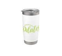 Soy más agradable después de Pilates Powerhouse Body Vaso térmico de acero inoxidable de doble pared