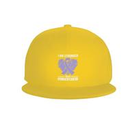 Soy Más Fuerte Que El Cáncer De Estómago Hombres Mujeres Sombrero Snapback Plana Protección Solar Gorras Ajustable Sombrero De Béisbol para Deportes Viaje Pesca