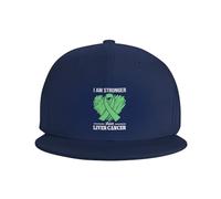 Soy Más Fuerte Que El Cáncer De Hígado Mujeres Hombres Aire Libre Gorra Cómoda Gorras Deportiva Moda Protección Solar Gorras para Camionero Hip Hop Deportes