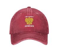 Soy Más Fuerte Que El Cáncer De Sarcoma Gorra Deportiva Casuales Gorra Dad Moda Sombrero para El Sol para Deportes Dia del Padre Aire Libre