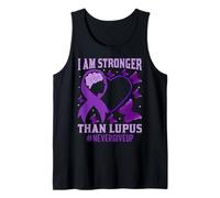 ¡Soy más Fuerte Que el Lupus! Mes de concientización sobre el Lupus Guerrero Camiseta sin Mangas