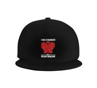 Soy Más Fuerte Que Las Enfermedades del Corazón Mujeres Hombres Gorra De Béisbol Vintage Gorras Deportiva Casual Protección Solar Gorras para Ciclismo Deportes Hip Hop