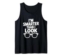 Soy más Inteligente de lo Que Parezco Divertido para Amigos Nerd Camiseta sin Mangas