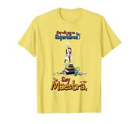 Soy más Que un Superhéroe Soy Maestra Camiseta, Hombre, Limón, M