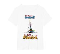Soy más Que un Superhéroe Soy Maestra Camiseta, Mujer Tallas Grandes, Blanco, 2XL Grande