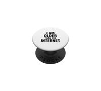 Soy más Viejo Que Internet Humor nostálgico Divertido PopSockets PopGrip Adhesivo