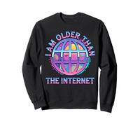 Soy Mayor Que el Internet 1980s 1990s Nostalgia Regalos Sudadera