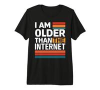 Soy Mayor Que el Internet Divertido Humor Retro Meme Floppy Camiseta Premium