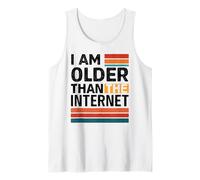 Soy Mayor Que el Internet Divertido Humor Retro Meme Floppy Camiseta sin Mangas