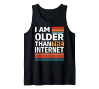 Soy Mayor Que el Internet Divertido Humor Retro Meme Floppy Camiseta sin Mangas
