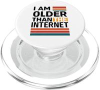 Soy Mayor Que el Internet Divertido Humor Retro Meme Floppy PopSockets PopGrip para MagSafe