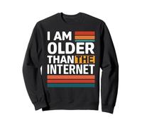 Soy Mayor Que el Internet Divertido Humor Retro Meme Floppy Sudadera