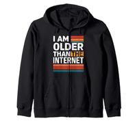 Soy Mayor Que el Internet Divertido Humor Retro Meme Floppy Sudadera con Capucha