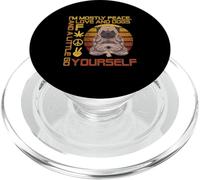 Soy Mayormente Paz Amor Y Perros Y Un Poco Ve F Tú Mismo PopSockets PopGrip para MagSafe