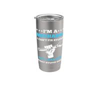 Soy Mecánico, No Puedo Arreglar Estupideces Pero Sí Vaso térmico de acero inoxidable de doble pared