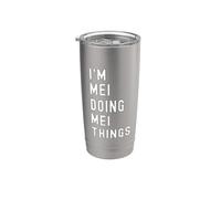 Soy Mei Haciendo Cosas de Mei Vaso térmico de acero inoxidable de doble pared