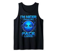 Soy Mejor de lo Que Parece mi Cara Cita - Gracioso Camiseta sin Mangas