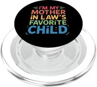 Soy mi Suegra Hijo Favorito Divertido Padre Humor Hombres PopSockets PopGrip para MagSafe