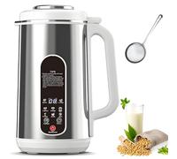 Soy Milk and Nut Machine 1.2L - Almond and Oat Milk with 12 Blades, Fast Vegetable Milk 5 Min, Self-Cleaning, 24h Timer, Keep Warm, LED Display, Home Use