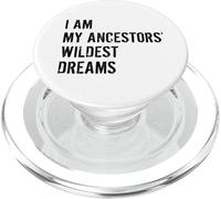 Soy Mis Antepasados Sueños Más Salvajes Divertido PopSockets PopGrip para MagSafe