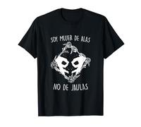 Soy Mujer de Alas y no de Jaulas 8 Marzo Día de la Mujer 8m Fe Camiseta