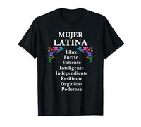 Soy Mujer Latina Mexican Women Strong Female Camiseta