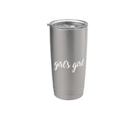 Soy Muy De Chicas Humor De La Generación Z Telerrealidad Vaso térmico de acero inoxidable de doble pared