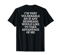 Soy Muy Vulnerable RN Funny St Paddys Day I Love Redheads Camiseta
