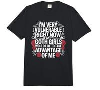 Soy Muy Vulnerable RN si Alguna Chica gótica se aprovecha de mí Comfort Colors Adult Heavyweight T-Shirt