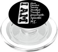 Soy Negro Mes de la Historia Fuerte Educado Negro Orgulloso PopSockets PopGrip para MagSafe