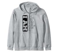 Soy Negro Mes de la Historia Fuerte Educado Negro Orgulloso Sudadera con Capucha